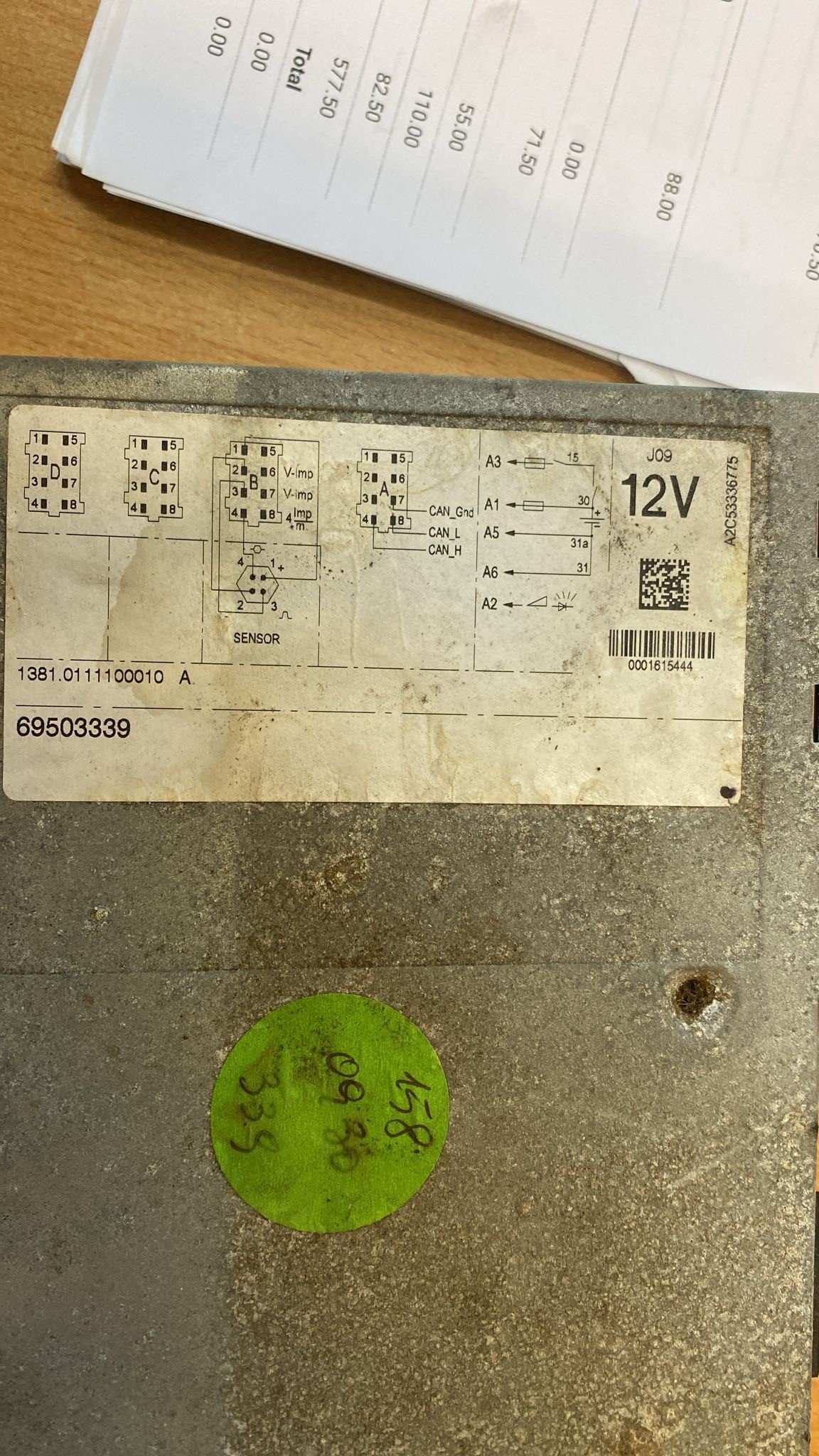 Camper Van Parts: IVECO Daily tachograph