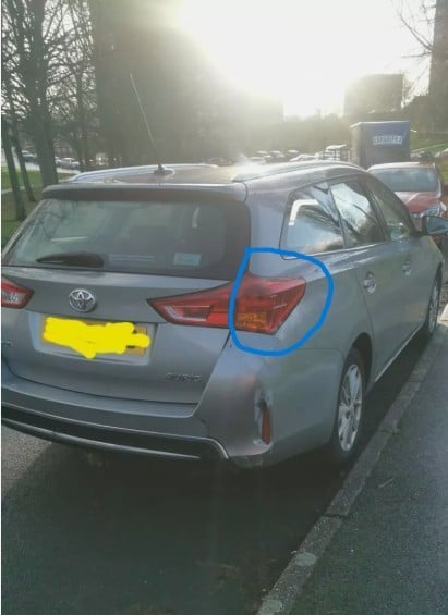 Japanese Vehicle Parts: TOYOTA Auris Tail Light (Right)